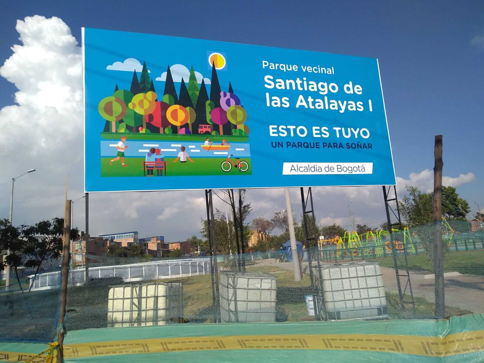 Lona publicitaria exterior